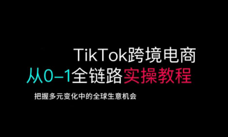 mp18053期-TikTok跨境电商从0-1全链路全方位实操教程，把握多元变化中的全球生意机会