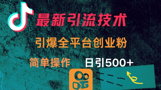 mp18210期-最新引流方法，引爆全平台的一个创业粉，简单操作日引300+