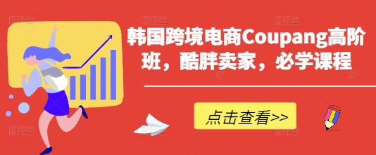 mp19154期-韩国跨境电商Coupang高阶班，酷胖卖家，必学课程