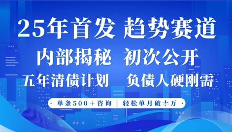 mp19648期-2025年首次公开，真正的事业型赛道，客咨不断，单月轻松破W