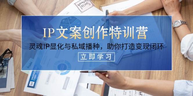 fy12660期-IP文案创作特训营，灵魂IP显化与私域播种，助你打造变现闭环（14节课）
