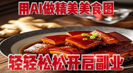 mp20115期-用AI做精美美食图，无需专业设备拍摄，轻轻松松开启副业