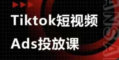 mp20207期-Ads视频投放课，tiktok短视频广告投放课