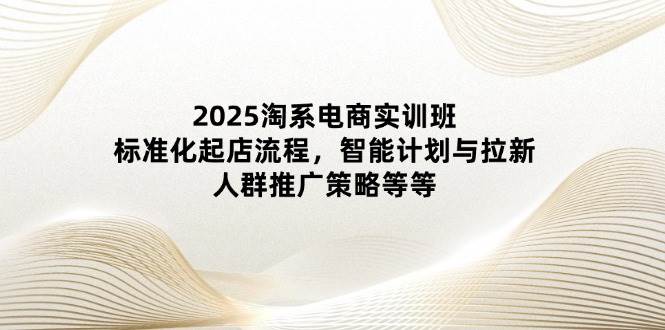 fy13102期-2025淘系电商实训班：标准化起店流程，智能计划与拉新，人群推广策略等等