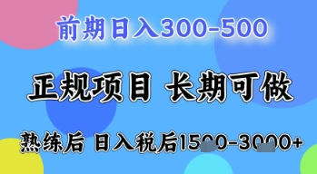 mp21700期-五一节高收益项目，前期做一天收益300-500左右，熟练后日入收益1.5k