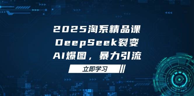 fy13292期-2025无界精品课，DeepSeek裂变，AI爆图，暴力引流助力淘系运营