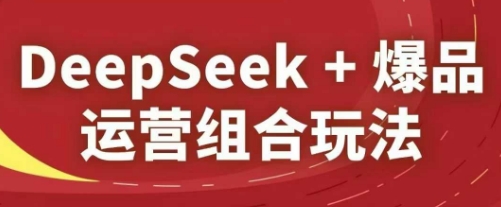 mp22014期-DeepSeek+爆品运营组合玩法，2025淘系精品课