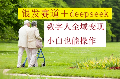 mp22019期-银发赛道+deepseek数字人全域变现，小白也能操作