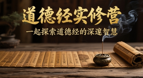 mp23263期-道德经实修营，一起探索道德经的深邃智慧