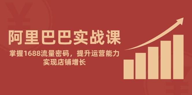 fy13885期-阿里巴巴实战课：掌握1688流量密码，提升运营能力，实现店铺增长
