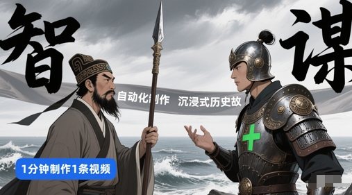 mp24060期-扣子工作流一键生成沉浸式历史故事，一天工作量，3分钟搞定
