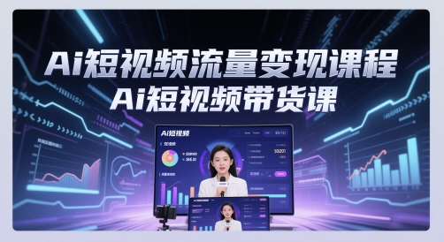mp24270期-Ai短视频流量变现课程，Ai短视频带货课