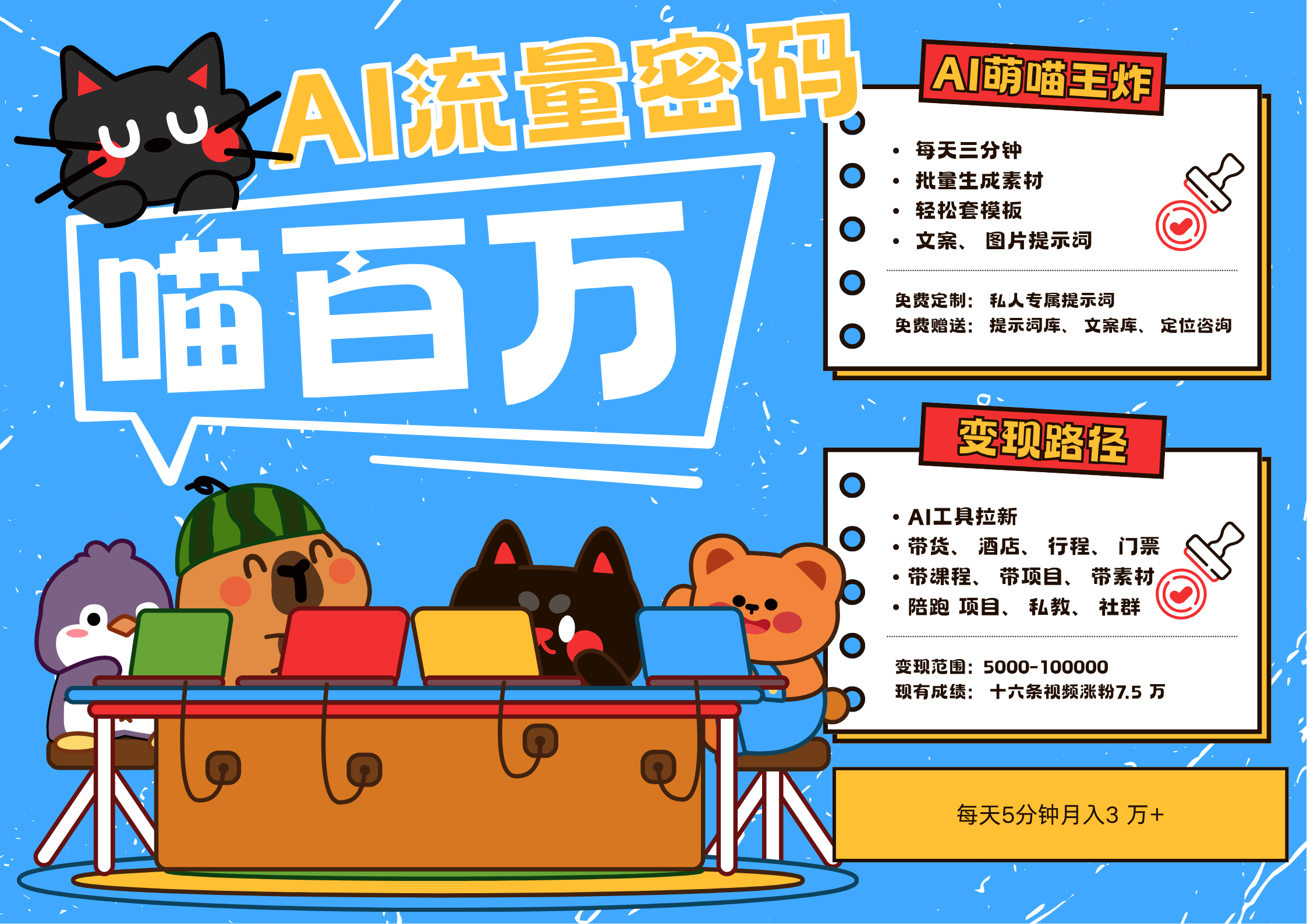fy14148期-AI+宠物+旅行，2025最火流量密码 轻松用AI宠物做文旅账号，N种变现渠道月入五位数