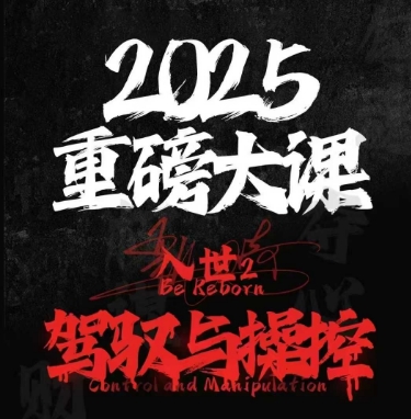 mp25244期-2025重磅大课，入世2，驾驭与控制