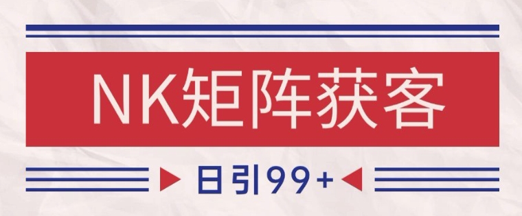 mp25459期-小红书某音NK赛道引流获客 自热矩阵日引200+