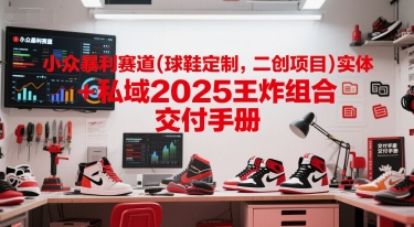 mp26036期-小众暴利赛道(球鞋定制，二创项目)实体+私域2025王炸组合  交付手册