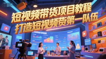 mp26537期-短视频带货项目教程，打造短视频带货第一队伍