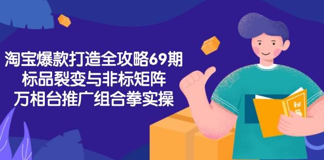 fy14798期-淘宝爆款打造全攻略-69期，标品裂变与非标矩阵，万相台推广组合拳实操
