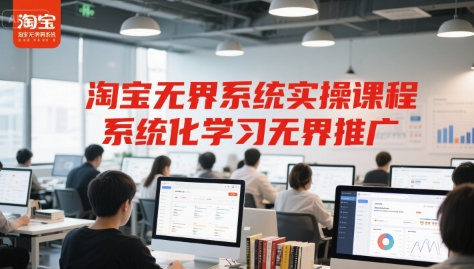 mp26781期-淘宝无界系统实操课程，系统化学习无界推广