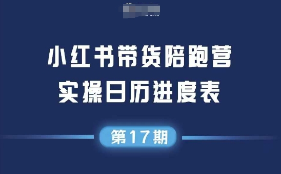 mp27318期-小红书第17期带货陪跑营，不囤货，无不直播，无不投流，通过选品+笔记内容+测品+笔记铺量+矩阵运营打爆款