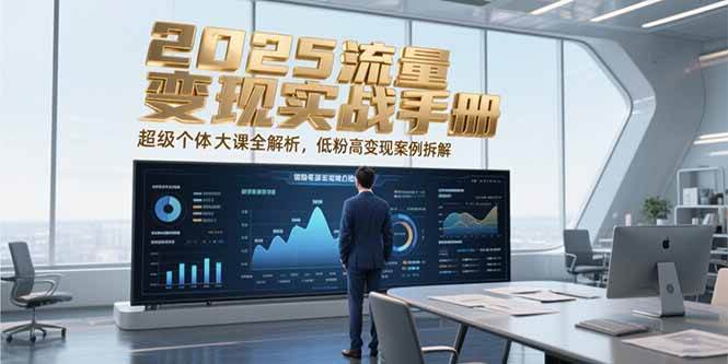 fy14978期-2025流量变现实战手册，超级个体大课全解析，低粉高变现案例拆解