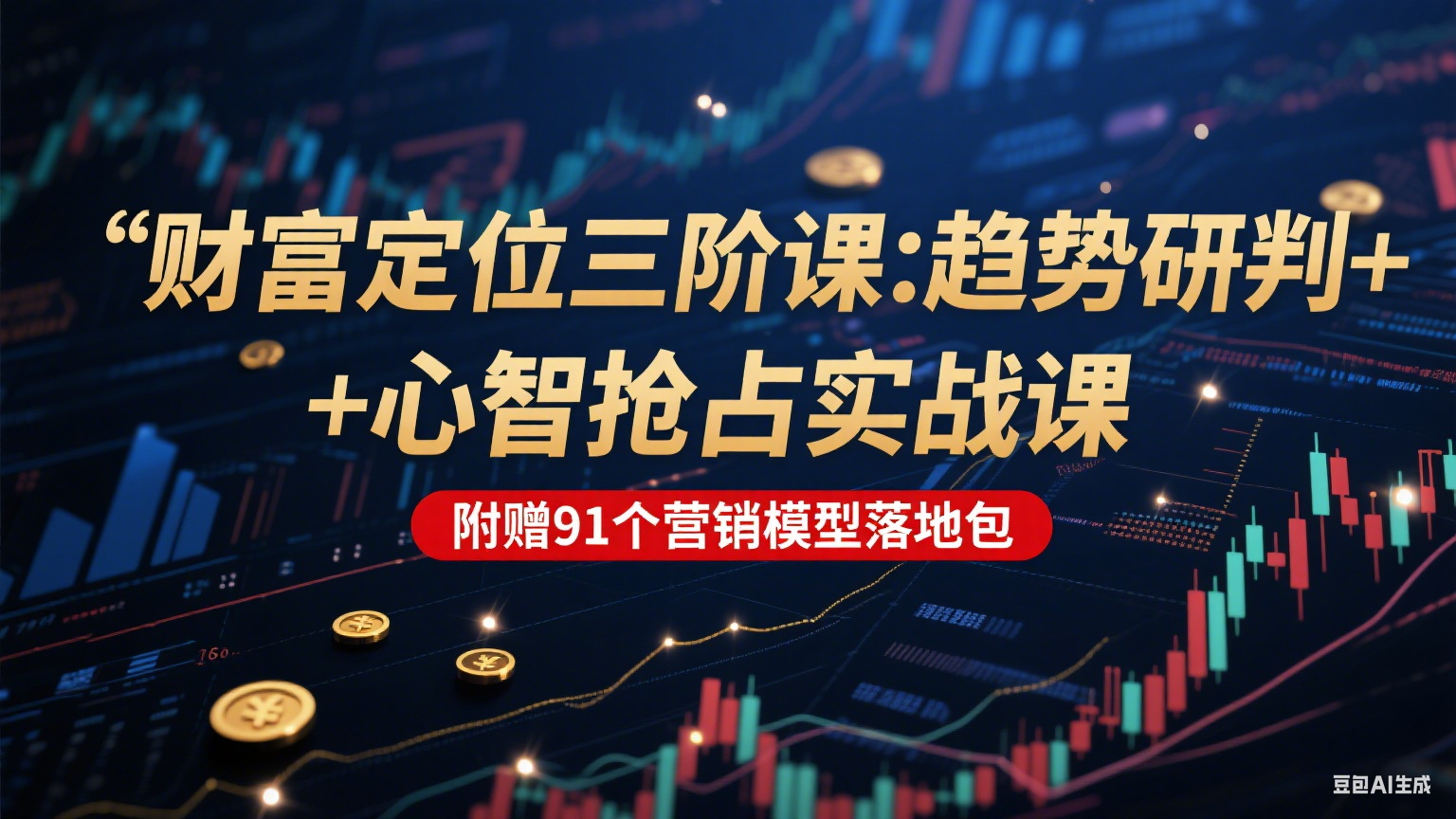 fy15067期-财富定位三阶：趋势研判 + 心智抢占实战课，附赠91个营销模型落地包