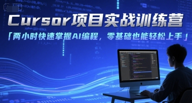 mp28221期-Cursor项目实战训练营，两小时快速掌握AI编程，零基础也能轻松上手