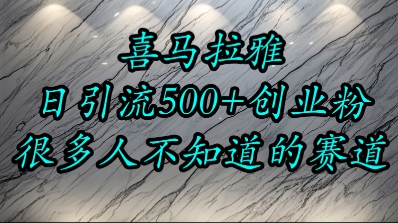 mp28455期-喜马拉雅，小而精的流量赛道，日进500+精准创业粉