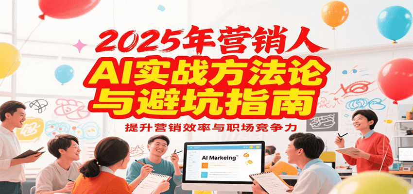 fy15341期-2025年营销实战方法论与避坑指南，利用AI提升营销效率与职场竞争力