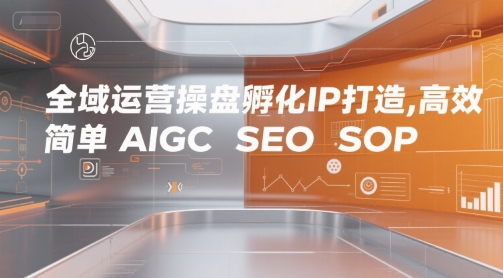 mp28892期-全域运营操盘孵化IP打造，高效 简单 AIGC SEO SOP