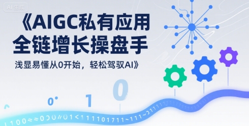 mp32339期-AIGC私有化应用全链增长操盘手，浅显易懂从0开始，轻松驾驭AI