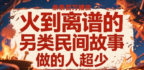 mp32663期-火到离谱的另类民间故事，条条百W播放，做的人超少