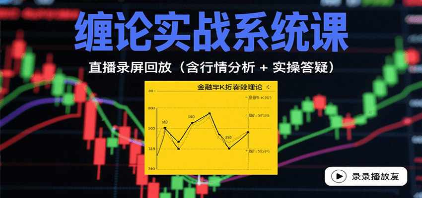 fy17029期-缠论实战系统课：直播录屏回放（含行情分析 + 实操答疑（更新8月）