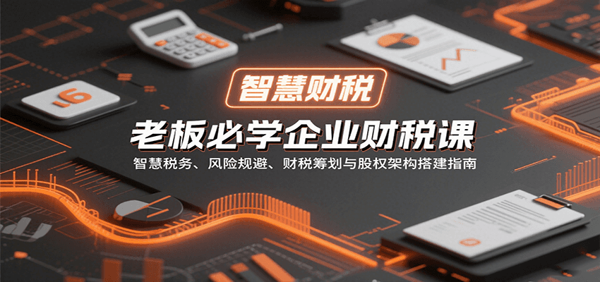 fy17338期-老板必学企业财税课：智慧税务、风险规避、财税筹划与股权架构搭建指南