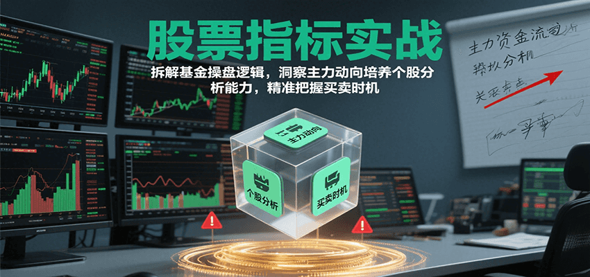 fy17341期-股票指标实战，基金操盘逻辑拆解，洞察主力动向培养个股分析能力把握买卖时机（更新）