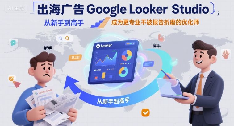 mp34144期-出海广告Google Looker Studio从新手到高手，成为更专业不被报告折磨的优化师