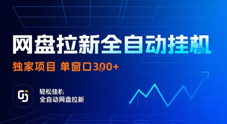 mp35577期-网盘拉新全自动挂G，独家项目，全自动运行完成拉新做任务，单窗口3张+