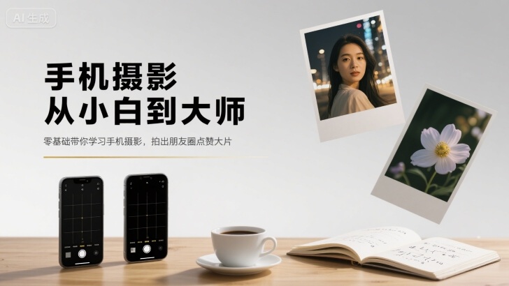 mp35578期-手机摄影从小白到大师，零基础带你学习手机摄影，拍出朋友圈点赞大片