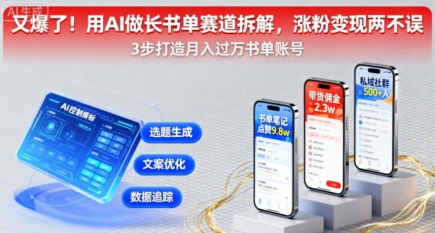 mp36110期-又爆了！用AI做长书单赛道拆解，涨粉变现两不误