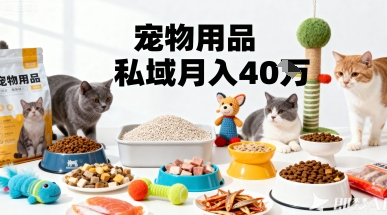 mp37235期-月变现40个！宠物用品私域运营的精准掘金之道玩法
