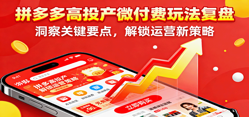 fy18966期-拼多多高投产微付费玩法复盘，洞察关键要点，解锁运营新策略