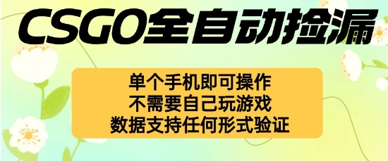 mp39101期-自动挂G捡漏，不用自己挂G不用玩游戏，一个手机即可操作，新手小白轻松月入1W+