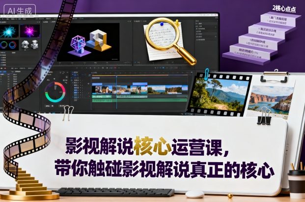 mp39944期-影视解说核心运营课，带你触碰影视解说真正的核心