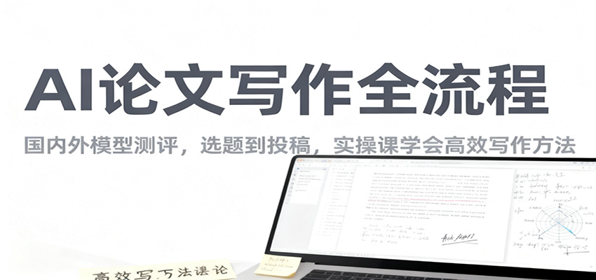 fy20702期-AI论文写作全流程，国内外模型测评，选题到投稿，实操课学高效写作方法