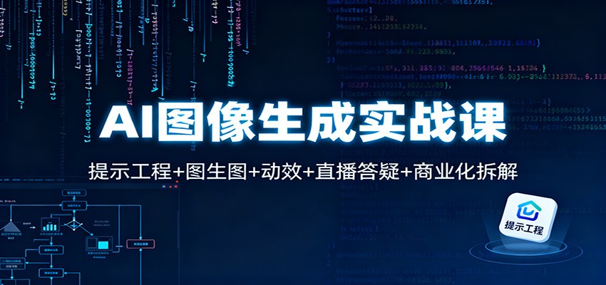 fy20781期-AI图像生成实战课：提示工程+图生图+动效+直播答疑+商业化拆解
