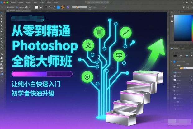 mp44768期-从零到精通Photoshop全能大师班，让纯小白快速入门，初学者快速升级