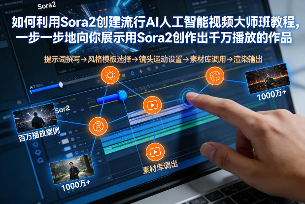 mp44972期-如何利用Sora2创建流行AI人工智能视频大师班，一步一步地向你展示用Sora2创作出千万播放的作品