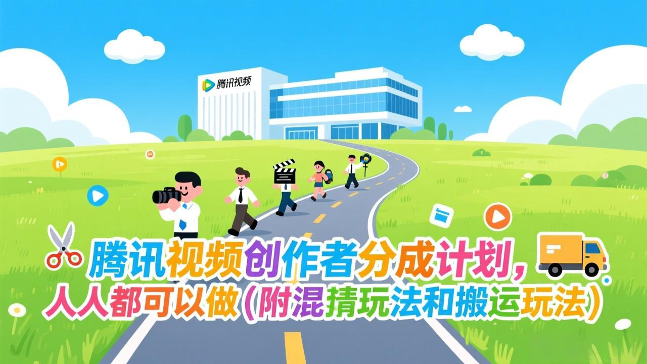 （17137期）腾讯视频创作者分成计划，人人都可以做（附混剪玩法和搬运玩法）