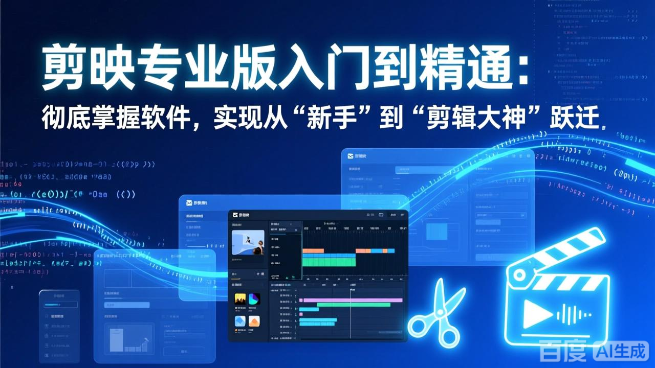 剪映专业版入门到精通：彻底掌握软件，实现从“新手”到“剪辑大神”跃迁-800资源网