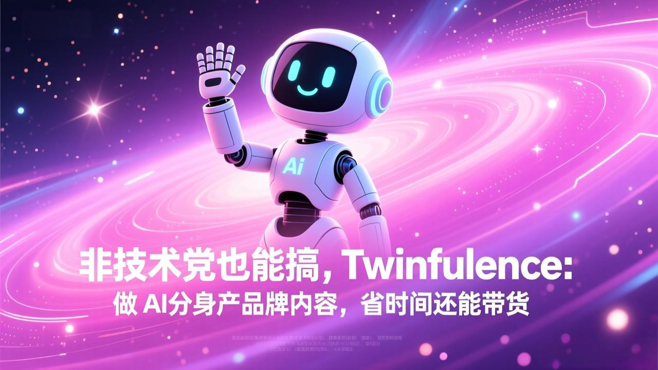 非技术党也能搞!Twinfluence:做 AI 分身产品牌内容,省时间还能带货-800资源网